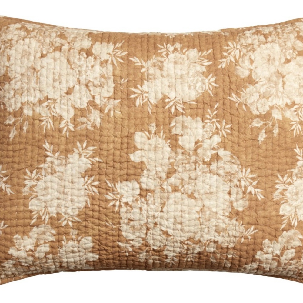 Juliette Toile Handcrafted Reversible Pick-Stitch Quilted Sham